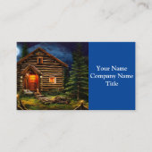 Carte De Visite Abstrait Wilderness Little Cabine (Devant)