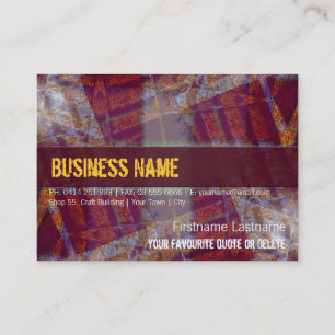 Carte de visite abstraite Grunge BiG