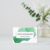 Carte de visite abstraite moderne (Debout devant)