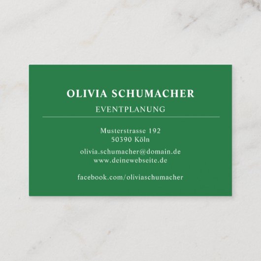 Carte de visite abstraite moderne (Dos)