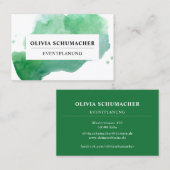 Carte de visite abstraite moderne (Devant / Derrière)