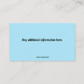 Carte De Visite Académie de danse Hip hop (Dos)