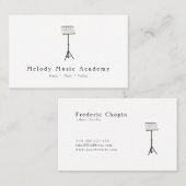 Carte De Visite Académie de musique (Devant / Derrière)