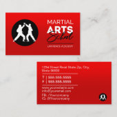 Carte De Visite Académie des arts martiaux (Devant / Derrière)
