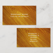 Carte De Visite Acajou (Devant / Derrière)