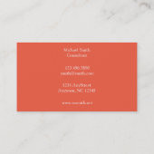 Carte De Visite Acanthe de William Morris pour la conception de (Dos)