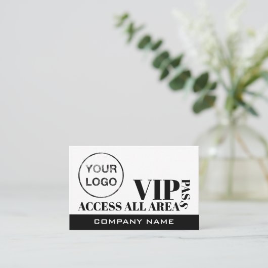 Carte De Visite Accéder à toutes les zones Conception du logo, car (Debout devant)