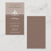 CARTE DE VISITE :: accent 10 (Devant / Derrière)