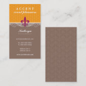 CARTE DE VISITE :: accent 3 (Devant / Derrière)