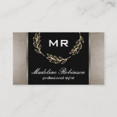 Carte De Visite Accent feuille / professionnel (Devant)