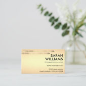 Carte De Visite Accents or / Golden (Debout devant)