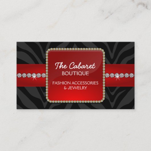 Carte De Visite Accessoire et bijoux de mode (Devant)