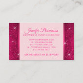 Carte De Visite Accessoires de bijoux de la Couronne Lady à bille (Dos)