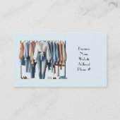 Carte de visite Accessoires de boutique mode femme (Dos)