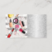 Carte De Visite Accessoires de kit de maquillage | Closeup oculair (Dos)