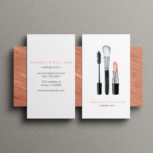 Carte De Visite Accessoires de maquillage