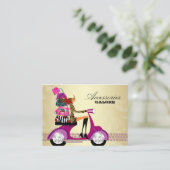 Carte De Visite Accessoires de mode Purses Bijoux Or rose (Debout devant)