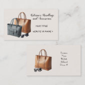 Carte de visite Accessoires de Sac à main de Desig (Devant / Derrière)