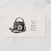 Carte de visite Accessoires de Sac à main de Desig (Dos)