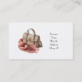 Carte de visite Accessoires de Sac à main de Luxe (Dos)