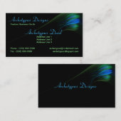 Carte De Visite Accident fractal artistique (Devant / Derrière)