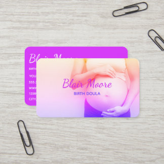 Carte De Visite Accompagnante à la naissance