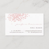 Carte De Visite Accompagnatrice de naissance Coach Grossesse Rose (Dos)