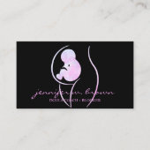 Carte De Visite Accompagnement de coach de naissance doula (Devant)