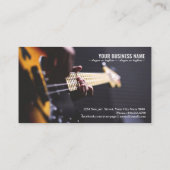 Carte De Visite accord de basse guitare (Dos)