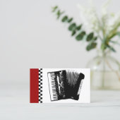 Carte De Visite accordéon. (Debout devant)