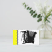Carte De Visite accordéon. (Debout devant)