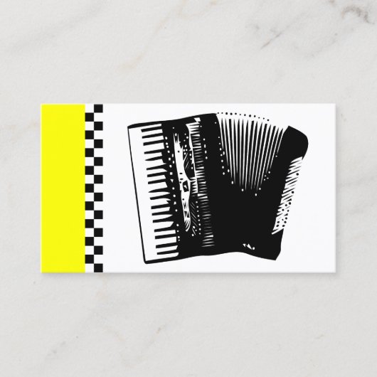 Carte De Visite accordéon. (Devant)