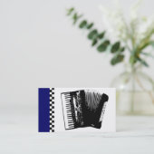 Carte De Visite accordéon. (Debout devant)