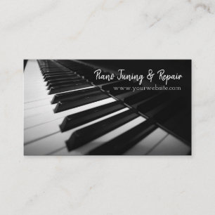 Carte De Visite Accordeur et réparateur de pianos Professeur de mu