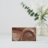 Carte De Visite accoudoirs et supports pour fauteuil en cuir (Debout devant)