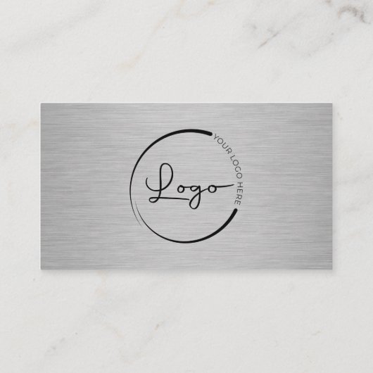 Carte De Visite Account Executive Metal QR Code (Dos)