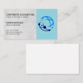 Carte De Visite Account Manager | Corporate Global Logo (Devant / Derrière)