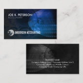 Carte De Visite Accountant Accounting Finance  (Devant / Derrière)