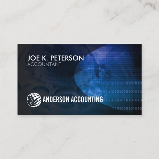 Carte De Visite Accountant Accounting Finance  (Devant)