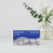 Carte De Visite Accountant Business Cards (Debout devant)