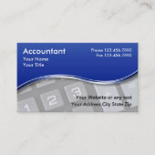 Carte De Visite Accountant Business Cards (Devant)