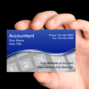 Carte De Visite Accountant Business Cards