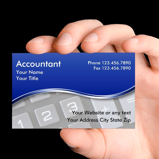 Carte De Visite Accountant Business Cards