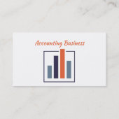 Carte De Visite Accounting Bookkeeping  Custom Business  (Dos)