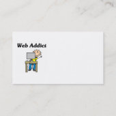 Carte De Visite Accro du Web (Dos)