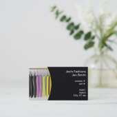 Carte De Visite accrocher coloré de robes (Debout devant)