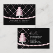 Carte De Visite Accueil Bakers mariage gâteaux pâtisserie fête (Devant / Derrière)