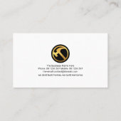 Carte De Visite Accueil Brickwork Mur Plastering Rénovation (Dos)