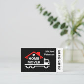 Carte De Visite Accueil Camionneur de transport mobile (Debout devant)