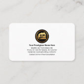 Carte De Visite Accueil Creative Handyman Outils Borderline (Dos)